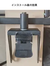 キャンピングカー用品 万能キャスター 小型野営カー用ホイールラック【鉄製】