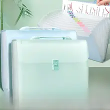 カラーオーガナイザー【手提げ・書類収納用・多ポケット】