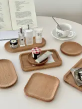 北欧スタイルのブナ製トレイ【アロマキャンドル・小物収納・お茶うけ用】