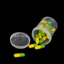 持ち運び可能な密閉透明薬箱【食品用・カプセル収納・漏れ防止】