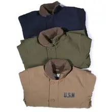 秋冬用 ヴィンテージスタイルのコットンジャケット【加毛・厚手・キャンプ用】