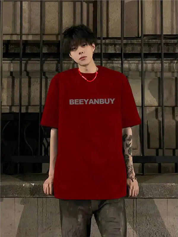スタイリッシュなショートスリーブTシャツ：アメリカンストリートスタイルの小さめ襟で旬のカジュアルを実現