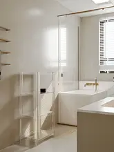 浴室用アクリル製展示ラック【透明・防水・スタイリッシュ】