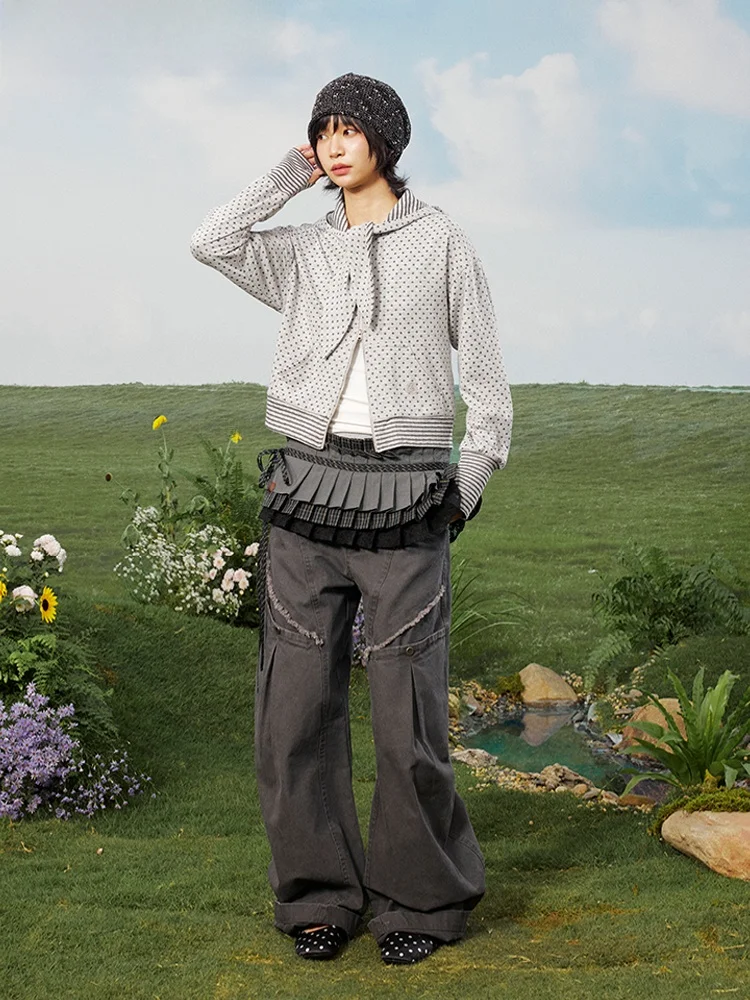 洗濯機で洗えるカーゴパン  ツの実用性：Saotome早乙女惠子の水洗いコットンストレートパンツ