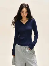 ハイネックフード付き長袖Tシャツ【春用・スリムフィット・無地】