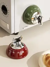 マグネット付きキッチンタイマー【機械式・料理用・アラーム機能】