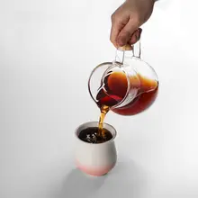 耐熱ガラス製ハンドドリップコーヒーポット【取っ手付き・家庭用】