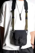 CORDURA製バリスティックナイロン 男女兼用 スリング小型バッグ【FIDLOCKマグネットバックル・防盗・軽量・防水】