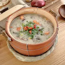 伝統的な陶製土鍋【煲仔飯・火鍋・スープ用・小型】