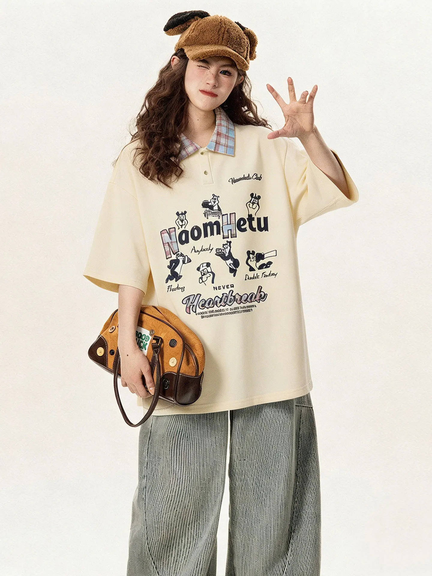 特大サイズ レディース カジュアル アニメプリント 半袖Tシャツ：甜美風デザインの高機能通勤・日常着用ガイド