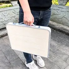 折りたたみ式ポータブルアウトドアテーブル【アルミ合金・子供用・学習デスク】