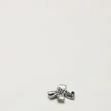 リボンデザインのストライプ金属ボタン付きレディースコート【ダブルフェイス・スーツ風】