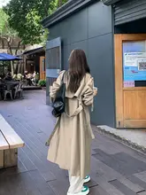 カラーブルゾン コート【春用・中長丈・韓国風・上質感】