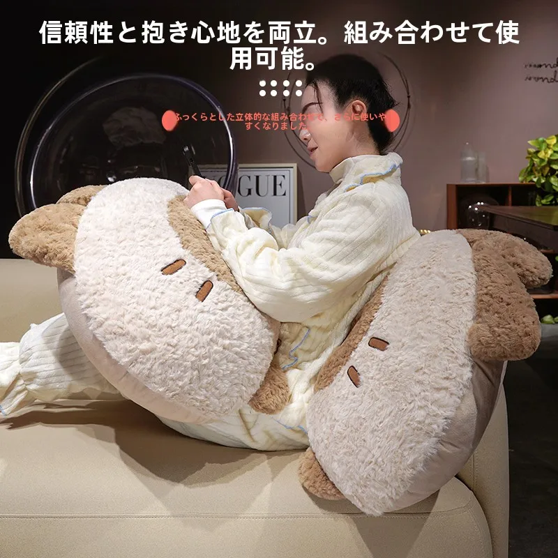 歪耳暹羅猫の月牙型クッション：猫の足にやさしく、快適な腰サポートを実現