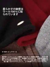 羊毛ニット帽【赤・クリスマス用・顔を引き立てるデザイン】