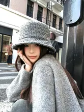 高級感ある韓国風ワッフルハット【顔が小さく見える・万能デザイン・女性用】