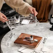 長方形テーブル用コースター【軽奢華・リビング用・高級感あるデザイン】