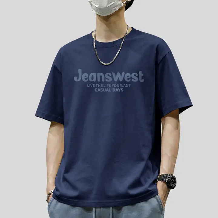 夏用 メンズ 半袖Tシャツ【コットン・極上の柔らかさ・ルーズフィット】