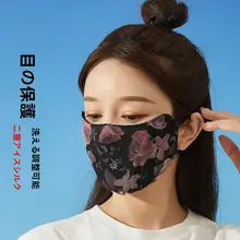立体デザインの薄型UVカットマスク【透湿・ファッション・アイプロテクション】