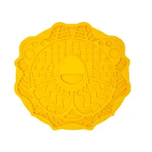 ペット用シリコン食事プレート【犬・猫用・遅食用・舐めるおもちゃ】