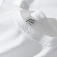 極上の柔らかさのコットン丸首半袖Tシャツ【厚手・白・ゆったり・ユニセックス】