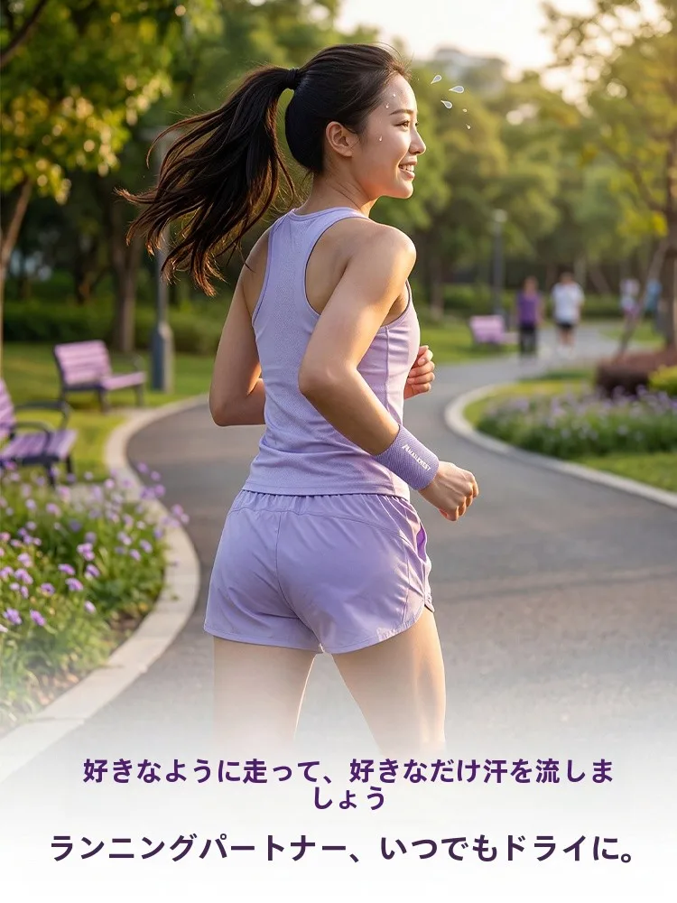 足汗対策グッズとしてのスポーツ用吸汗リストバンドの実用性と効果