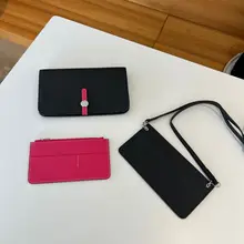 本革製パスポートポーチ【多用途・ショルダー・大容量・カードケース】