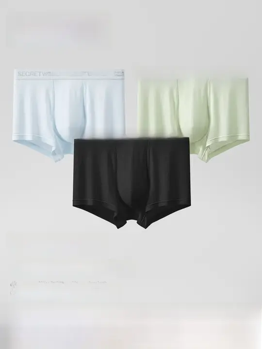 抗菌銀イオン消臭機能付きコットンボクサーパンツ【男性用・平角・青少年向け】