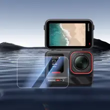 BLUEO Insta360用強化ガラスフィルム【AR透過率向上・全画面保護・衝撃吸収】