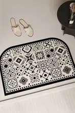 バスマット トイレマット レザー 吸水 滑り止め 防汚 水洗い不要 ヴィンテージ 上品 洗面台 浴室