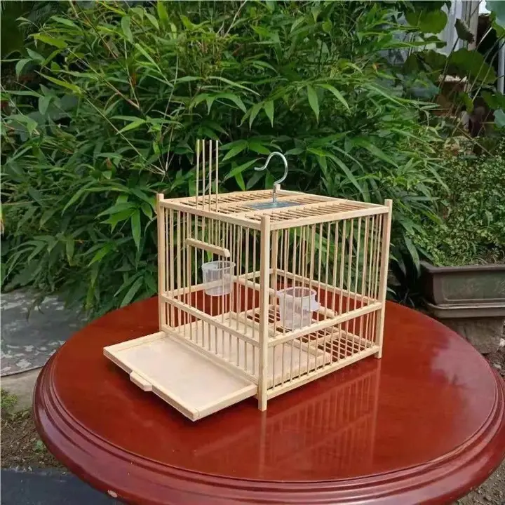 自然素材の手作り竹製コオロギ飼育容器【大容量・便器付き】