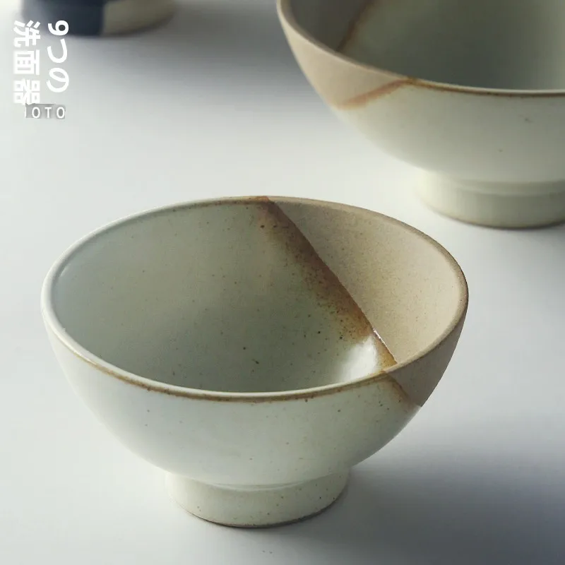 手作り粗陶食器セット：和風復古デザインの小皿とプレートの使い方