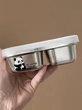 304ステンレス製お弁当箱【シリコンカバー・密閉・防漏・携帯用】