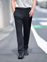 高弾力モダール製 メンズカジュアルパンツ【通気性・薄手・ゆったりシルエット】（セットアップ対応）