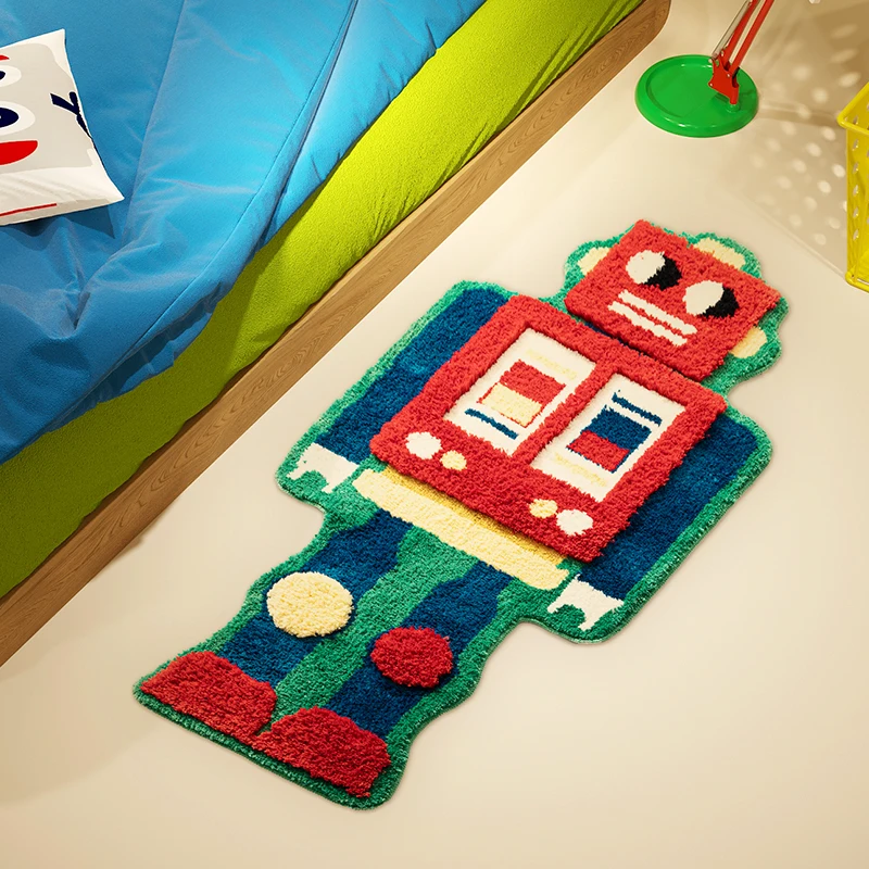 子供部屋のマットに「かわいい」が足りない？ロボットデザインの珪藻土マットが解決する理由
