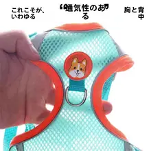 ハーネスタイプの小型犬用リード【お散歩用・胸部サポート・柔らかい素材】