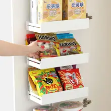 穴あけ不要の多機能キッチン収納ラック【壁掛け・調味料用・調整可能・マルチレベル】