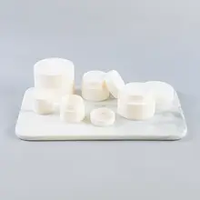 白色磨砂面クリームボックス【大容量・旅行用・化粧品分装瓶】
