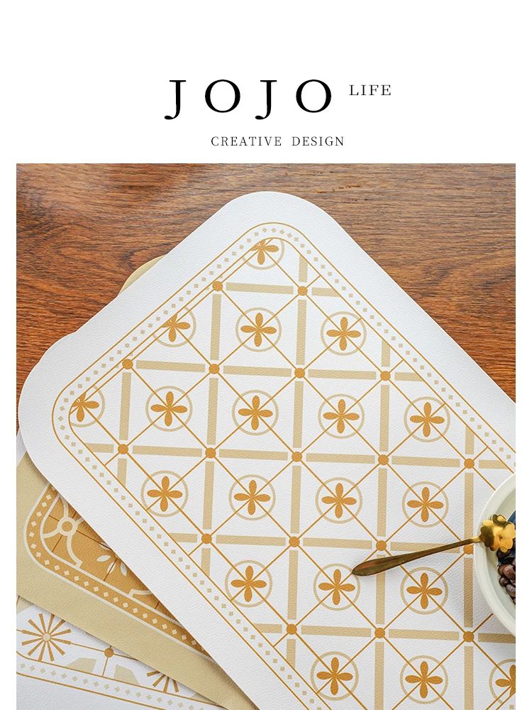 ホットテーブルマットの熱伝導防止性能と実用性を検証：JOJO'S L. PD クリームヒートブロックレザー製