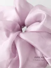 超大サイズの黒いネットヘアゴム【豚の腸・弾力性あり・髪をまとめるのに適したデザイン】