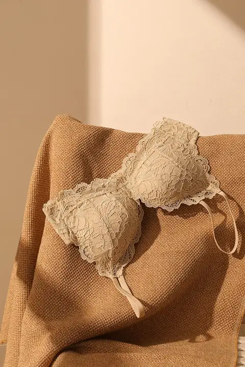 極上の柔らかさノンワイヤーブラジャー【女性用・谷間メイク・フレンチスタイル】