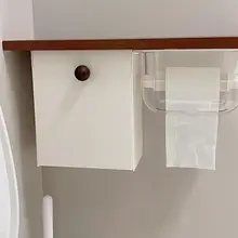 トイレ用サイド収 納ラック【ティッシュボックス・ヴィンテージスタイル・トイレットペーパーや生理用品収納】（セットアップ対応）