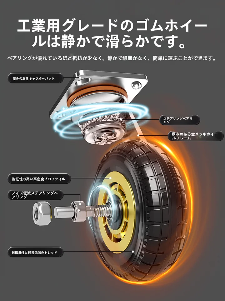 折りたたみ軽量手押し台車【配送・家庭用・収納便利】