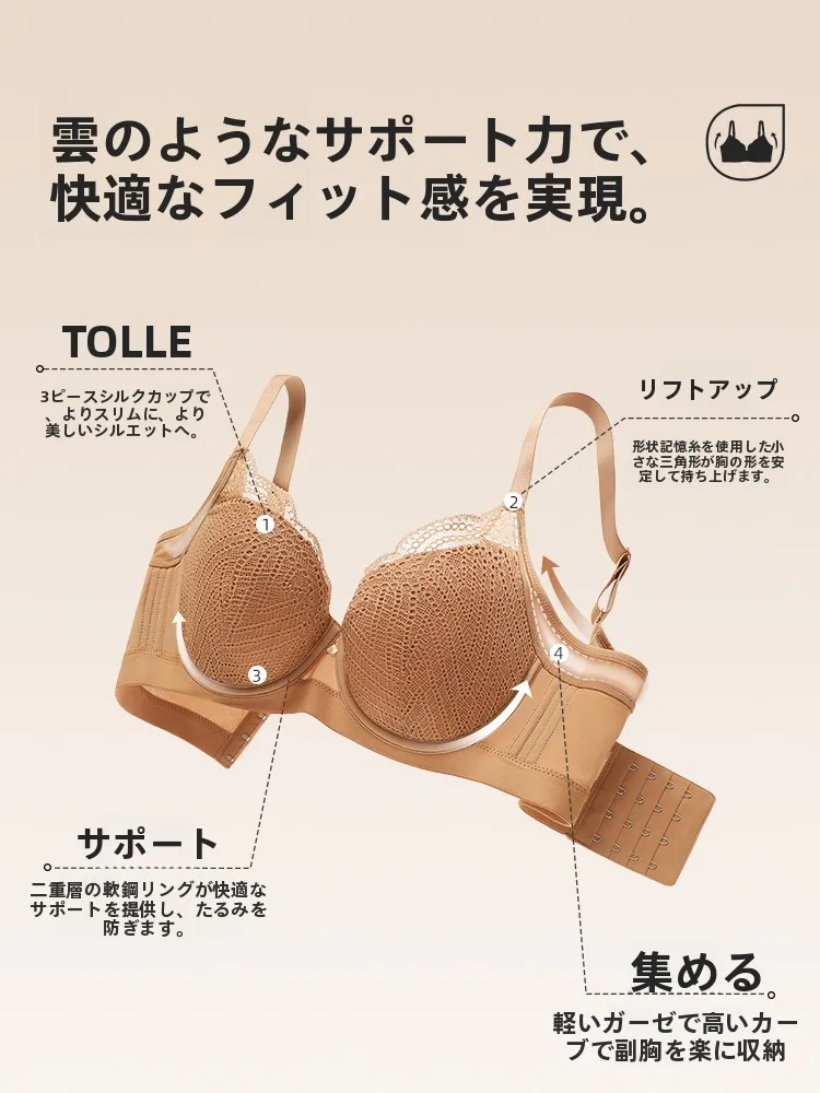 バストカップを選ぶときに迷うのは、どんな素材とデザインか？
