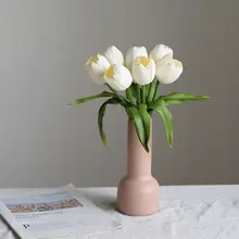 北欧風クリエイティブ彩色陶器花瓶【シンプルデザイン・インテリア装飾用】