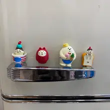 冷蔵庫用マグネット 猫 トースト 可愛い 磁気装飾