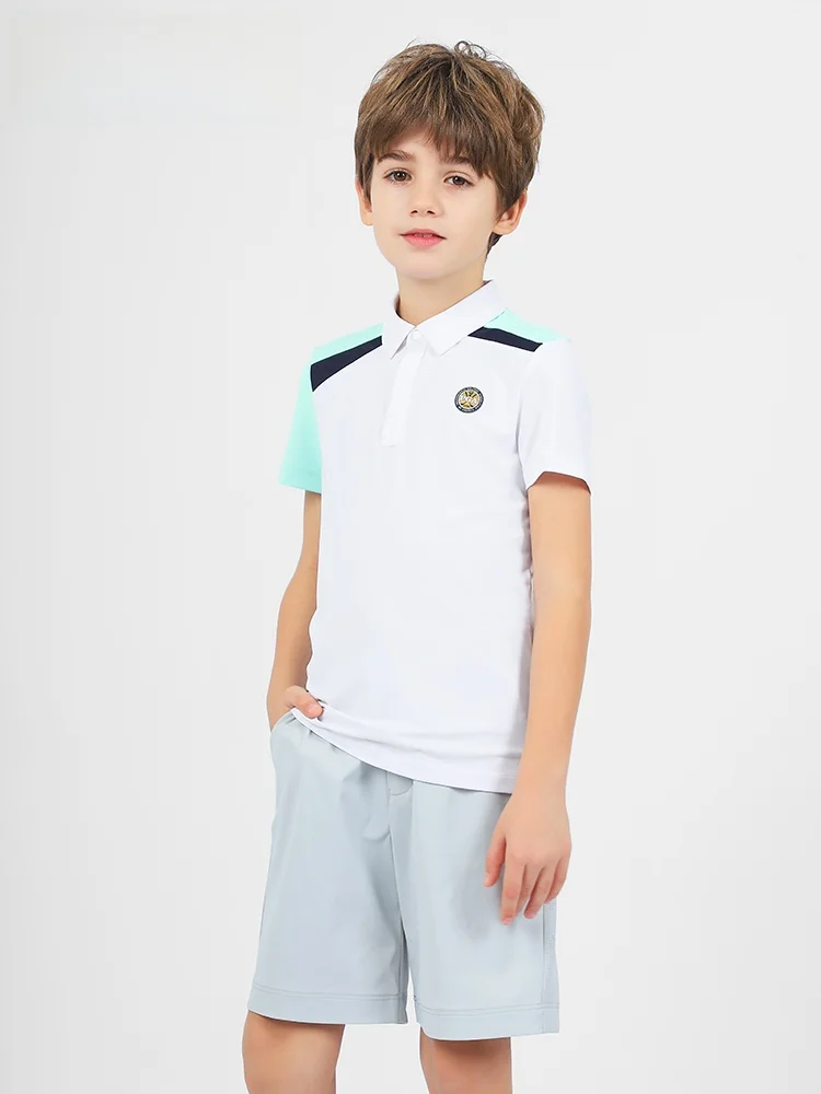 PGAキッズ ゴルフウェア 男の子用 夏用吸湿速乾 UVカット 半袖Tシャツセットの詳細と実用性