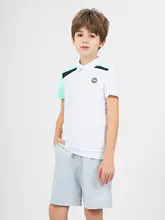 PGAキッズ ゴルフウェア 男の子用 夏用吸湿速乾 UVカット 半袖Tシャツセット【抗菌仕様】