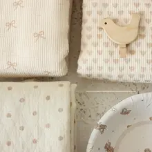 無漂染のコットン生地【ベビー用衣類・寝具向け・手作り素材】