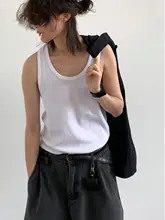 夏用カジュアルスポーツタンクトップ【ユニセックス・無地・スリーブレス・体型カバー】
